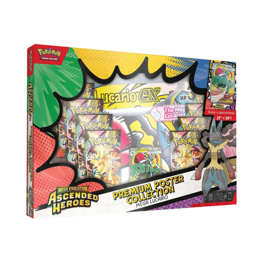 Ascended Heroes Premium Poster Collection [Mega Lucario]